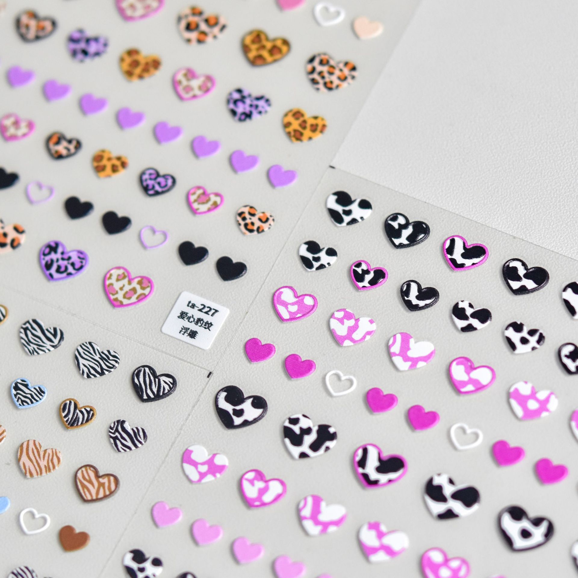 Nail Art Zebra Design - Autocollant adhésif pour les ongles, motif