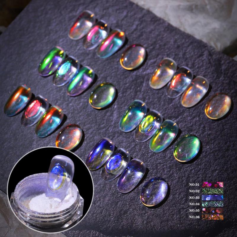 Nail Art Zone - Z. Poudre de pigment gel effet