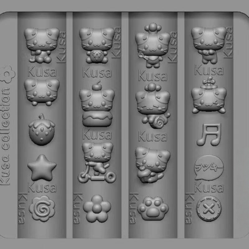 Nail Art Zone - Z. Moules en silicone 3D pour