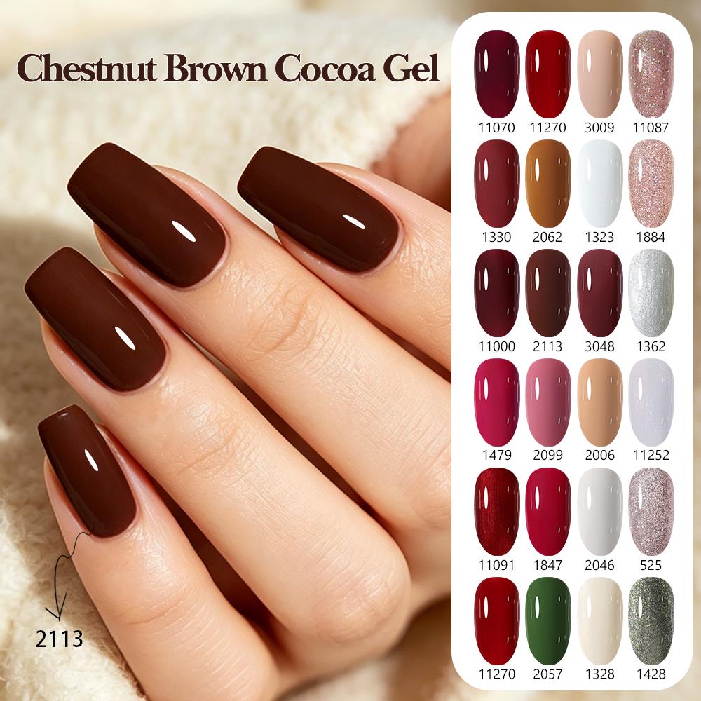 Nail Art Burgundy - Clou Beaute Vernis à Ongles Gel