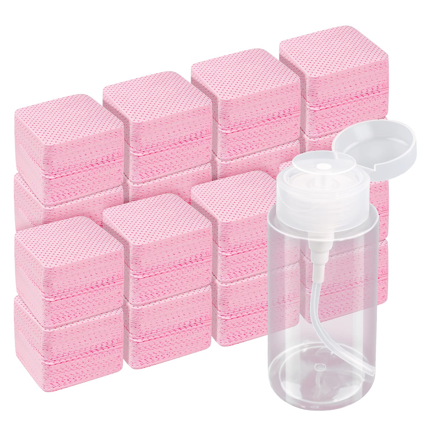 Nail Art Remove - 20/600 pièces de lingettes à ongles