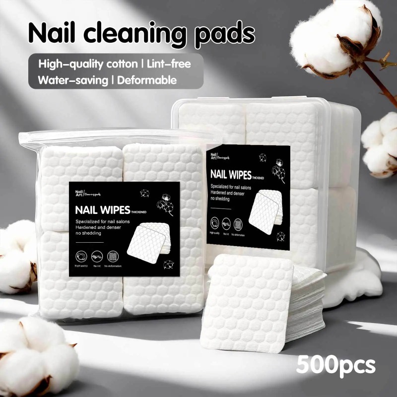 Nail Art Remove - 200/500 pièces de lingettes non pelucheuses