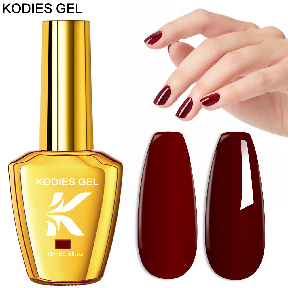 Nail Art Burgundy - KODIES GEL vernis à ongles Gel