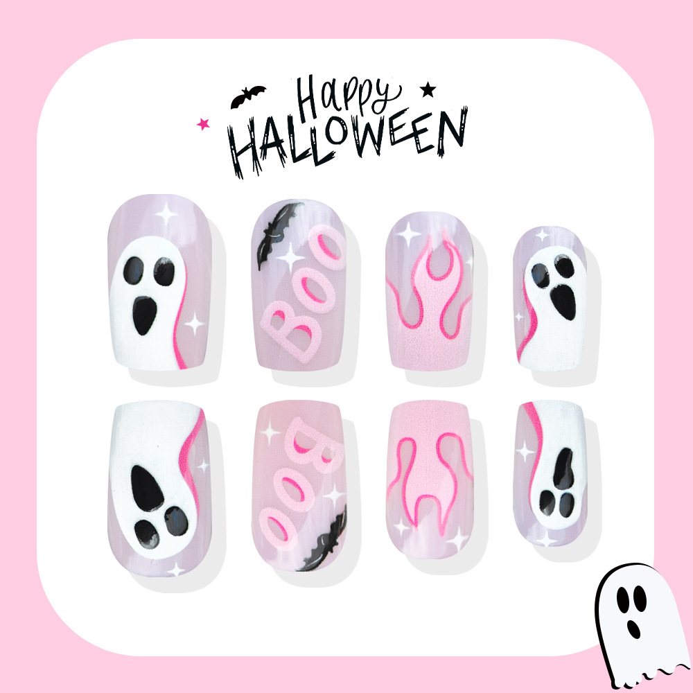 24 faux ongles Halloween à pre - Nail Art Pink avis et prix