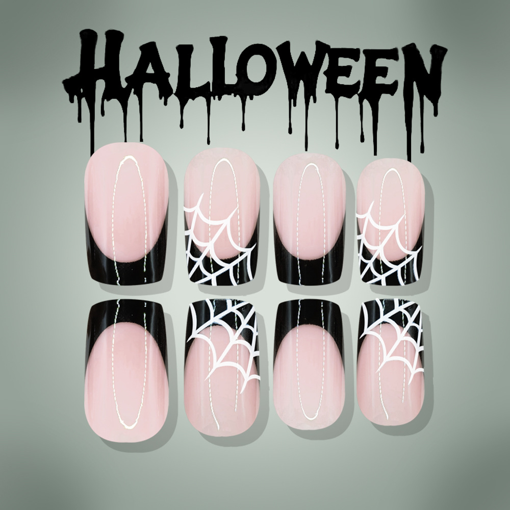 24 faux ongles Halloween à pre - Nail Art Pink avis et prix