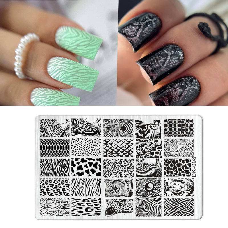 Plaques d'estampage pour ongle - Nail Art Zebra Design avis et prix