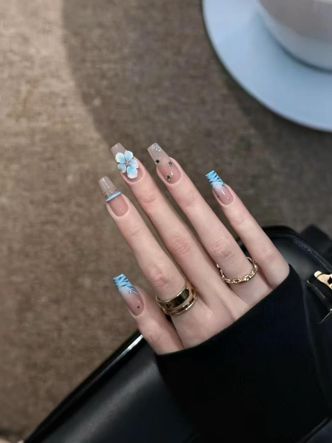 10 faux ongles faits main à pr - Nail Art Zebra Design avis et prix
