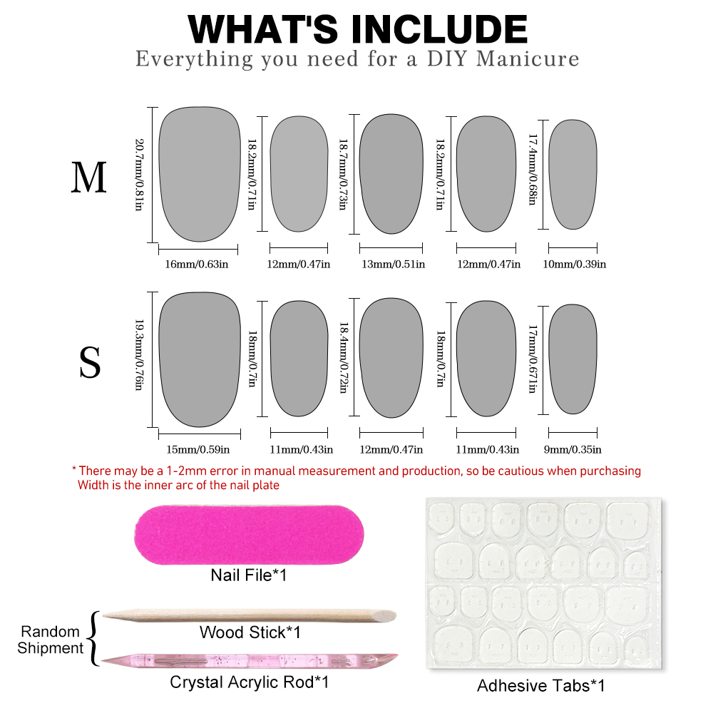 10 faux ongles courts ovales f - Nail Art Pink avis et prix