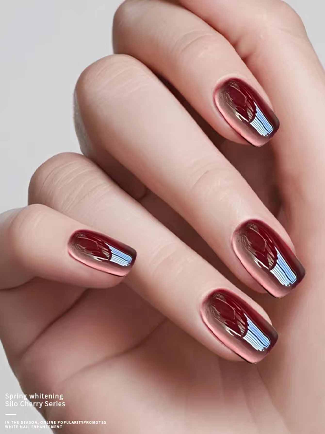 Vernis à ongles Gel œil de cha - Nail Art Burgundy avis et prix