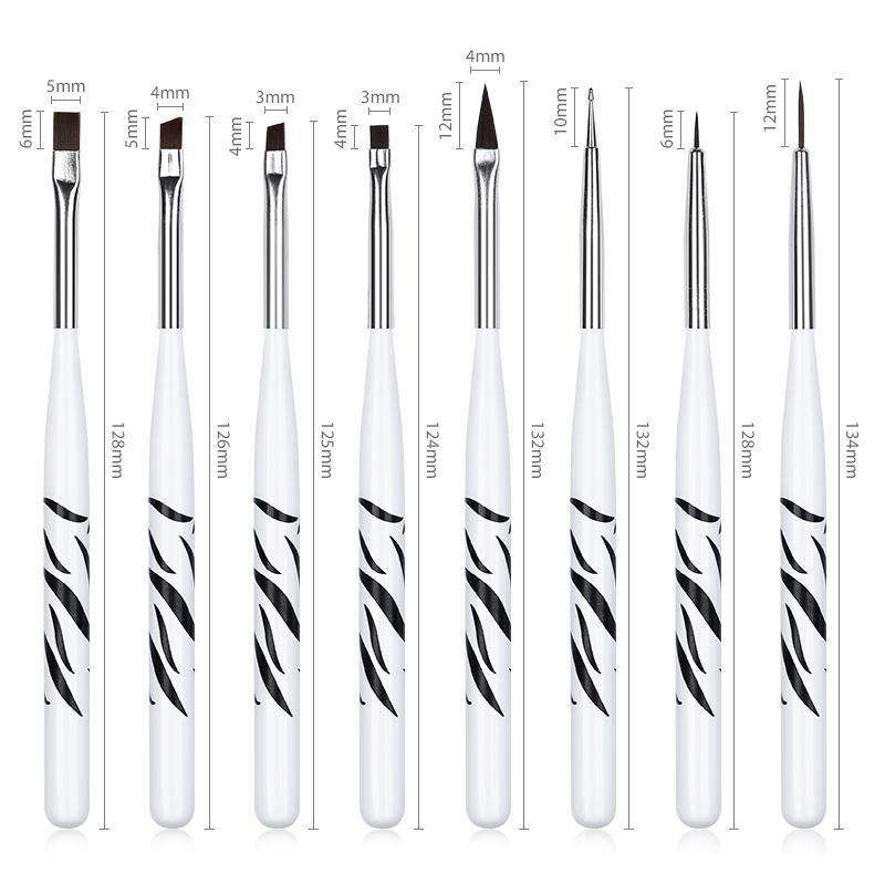 Ensemble de pinceaux pour Nail - Nail Art Zebra Design avis et prix