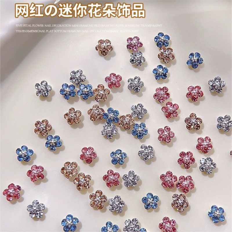 20 pièces de mini fleurs de pr - Nail Art Zone avis et prix