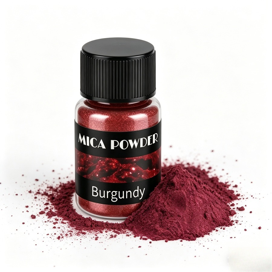 Poudre de mica bordeaux pour l - Nail Art Burgundy avis et prix