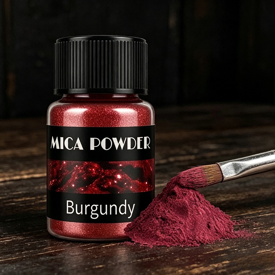 Poudre de mica bordeaux pour l - Nail Art Burgundy avis et prix