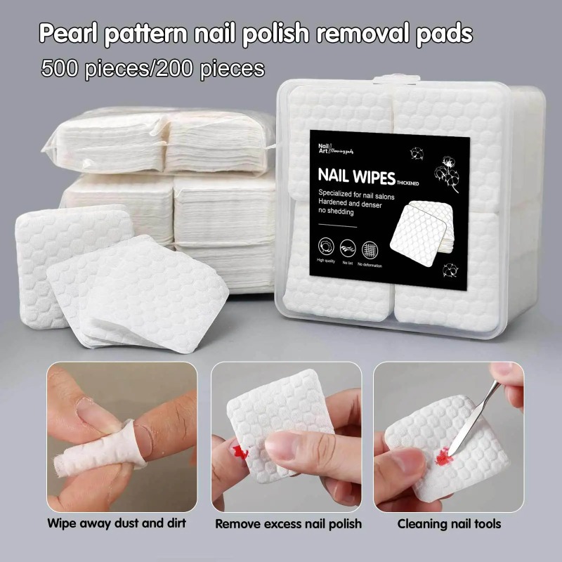 200/500 pièces de lingettes no - Nail Art Remove avis et prix