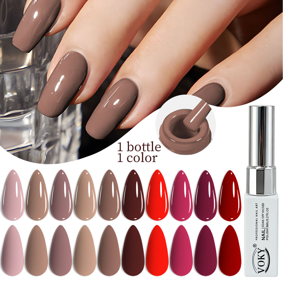 VOKY Nouveau Vernis à Ongles e - Nail Art Burgundy avis et prix