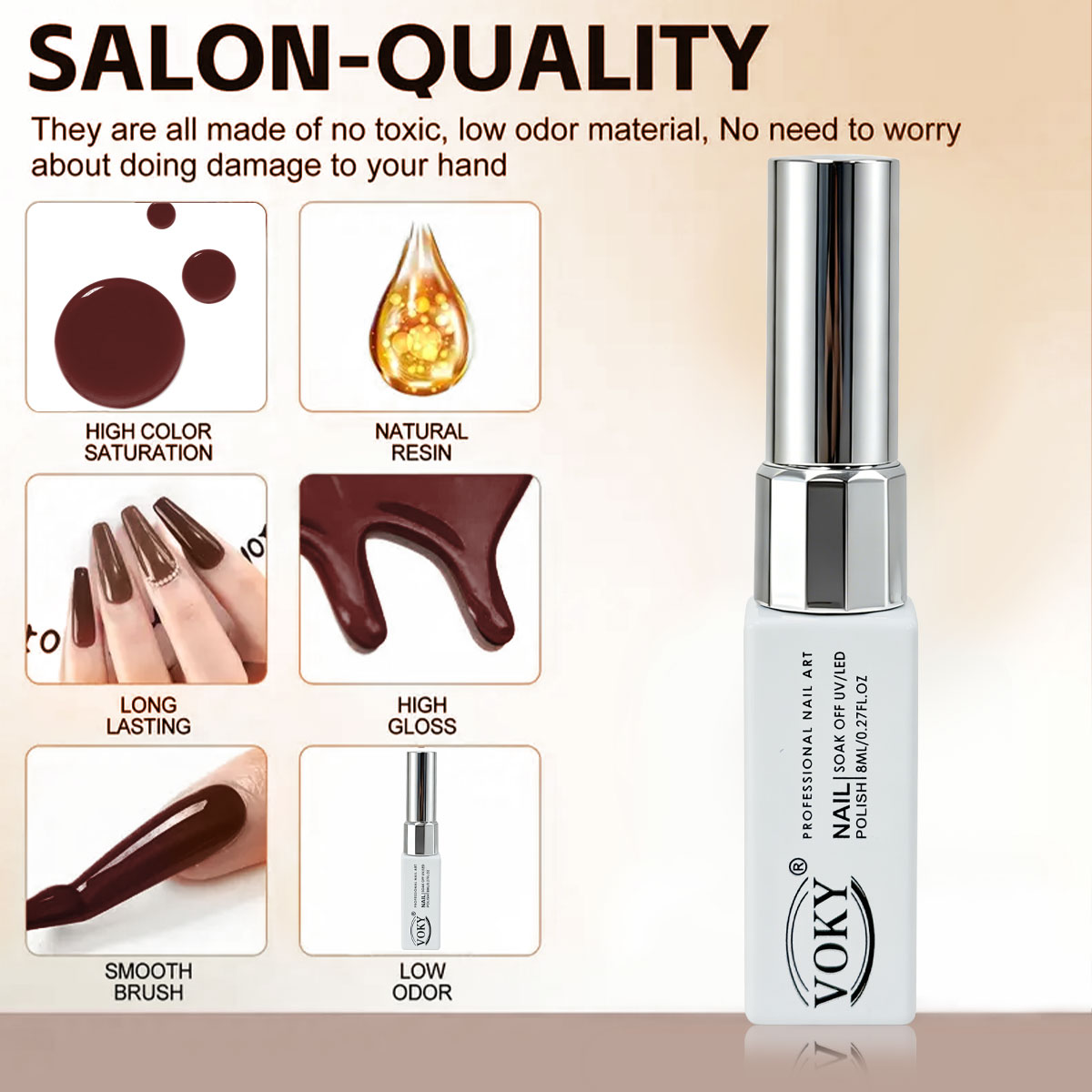 VOKY Nouveau Vernis à Ongles e - Nail Art Burgundy avis et prix