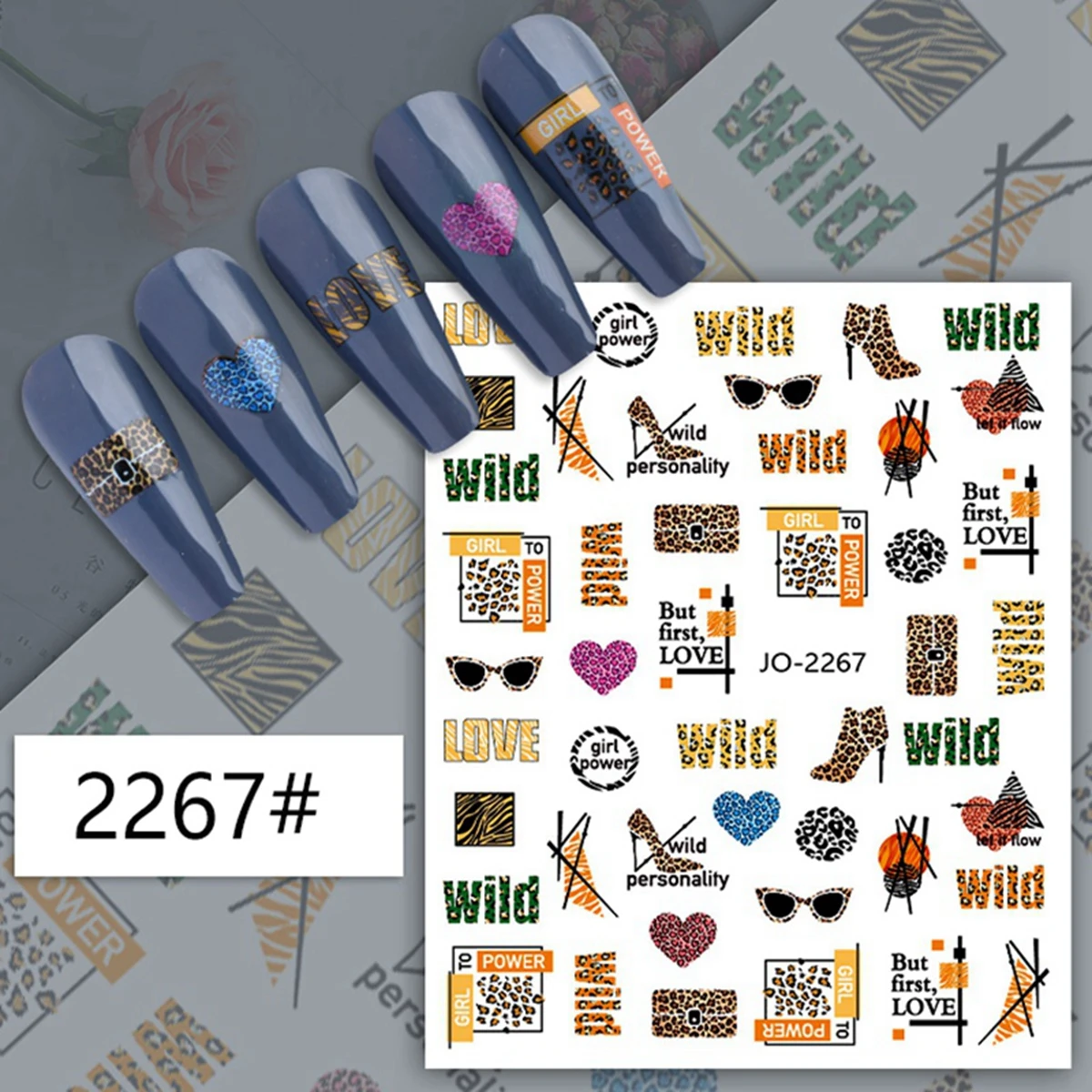 Autocollants d'art d'ongle de  - Nail Art Zebra Design avis et prix