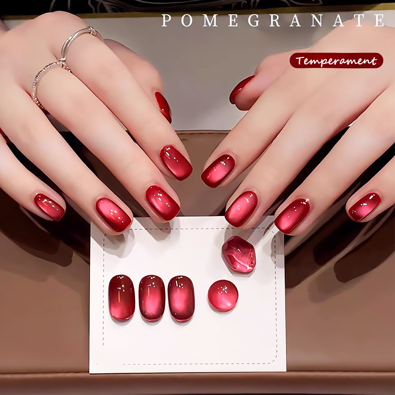 1 pièce SHAKA Vernis à ongles  - Nail Art Red Wine Cat Eye avis et prix